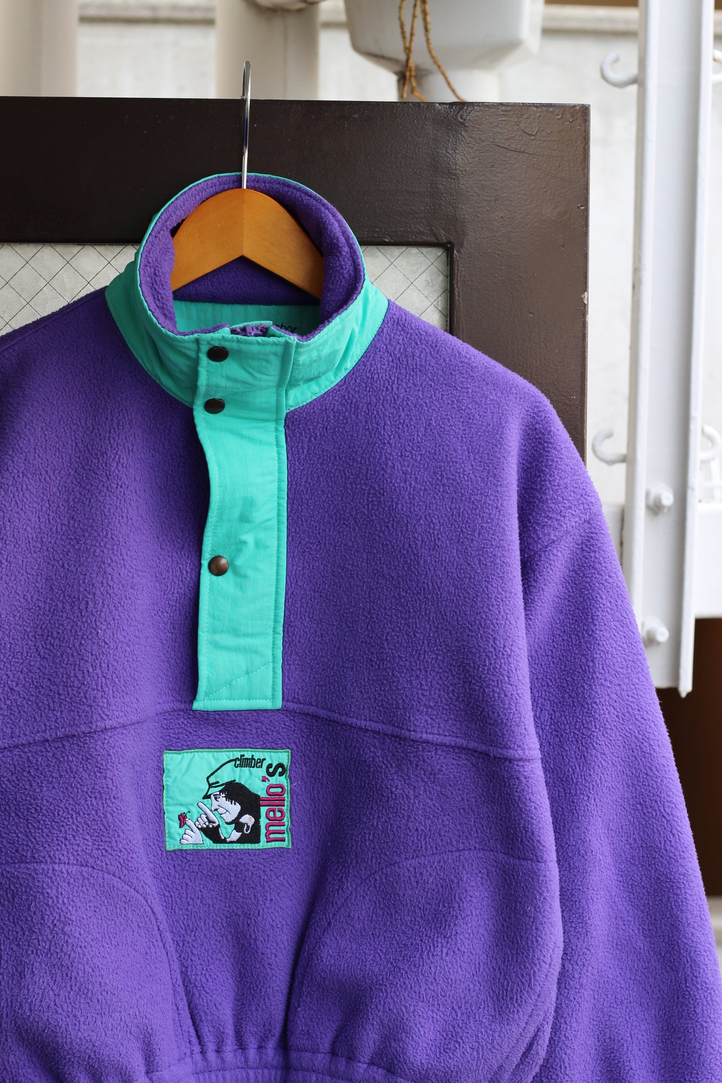 90's Made In USA & Italy Retro Design Anorak Fleece Jacket set x2点