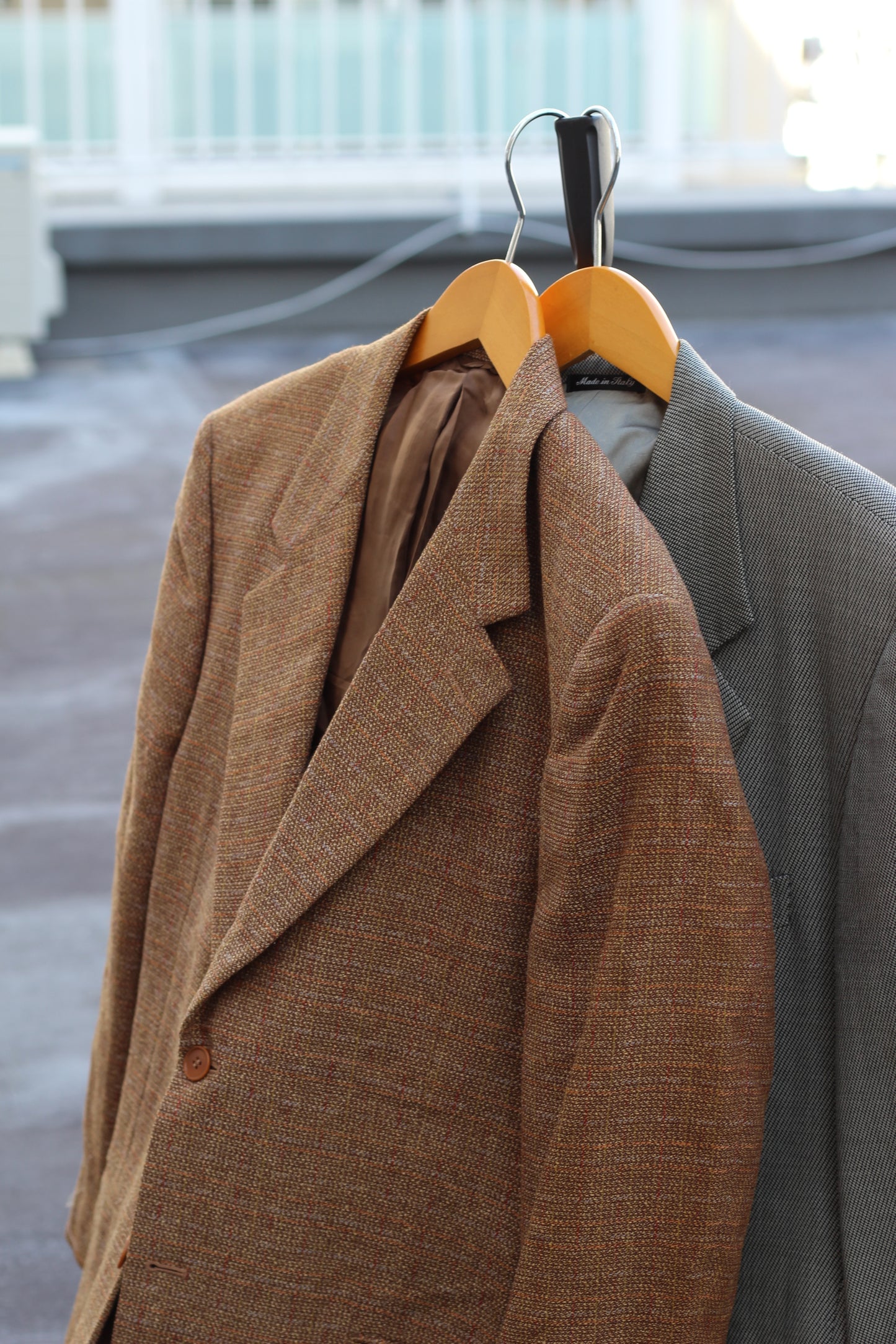 Made In Italy Men's Vintage Tweed Tailored Jacket set x2点