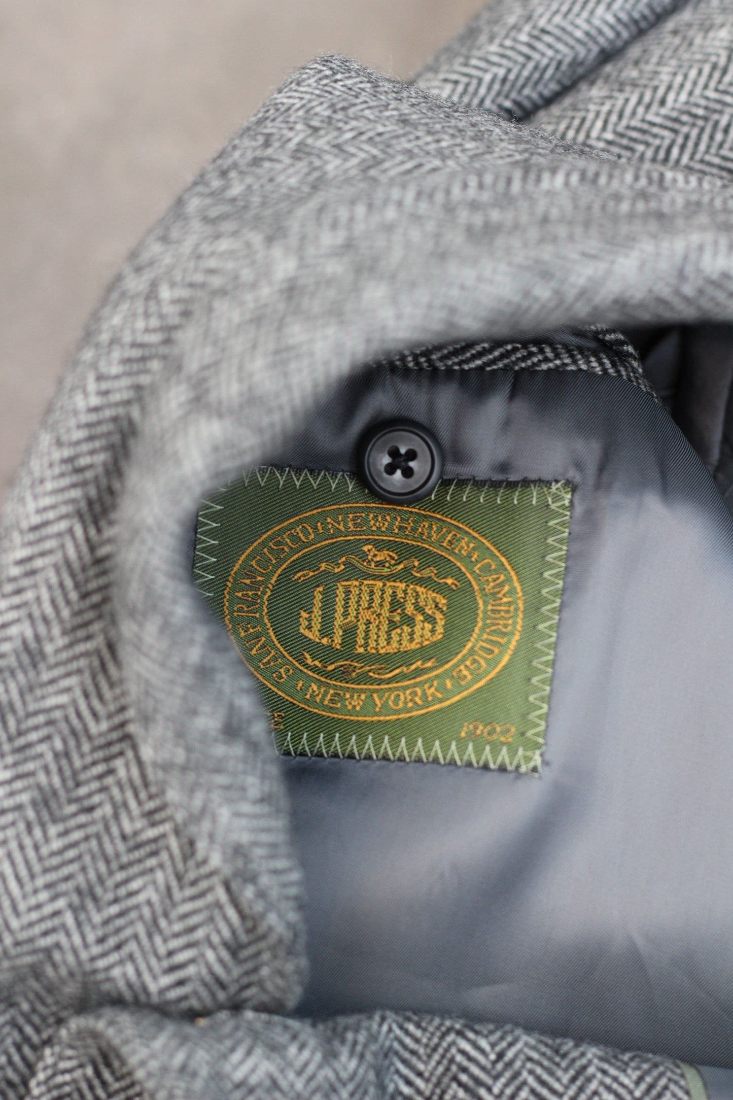 Men's J.Press & Ermenegildo Zegna Cashmere Gold Button Tailored Jacket x2点