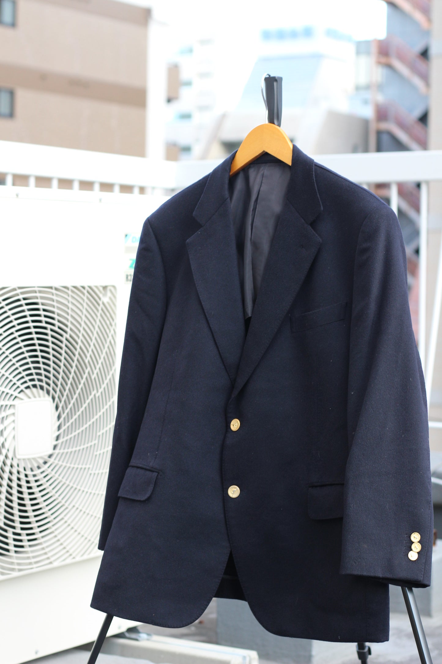 Men's J.Press & Ermenegildo Zegna Cashmere Gold Button Tailored Jacket x2点