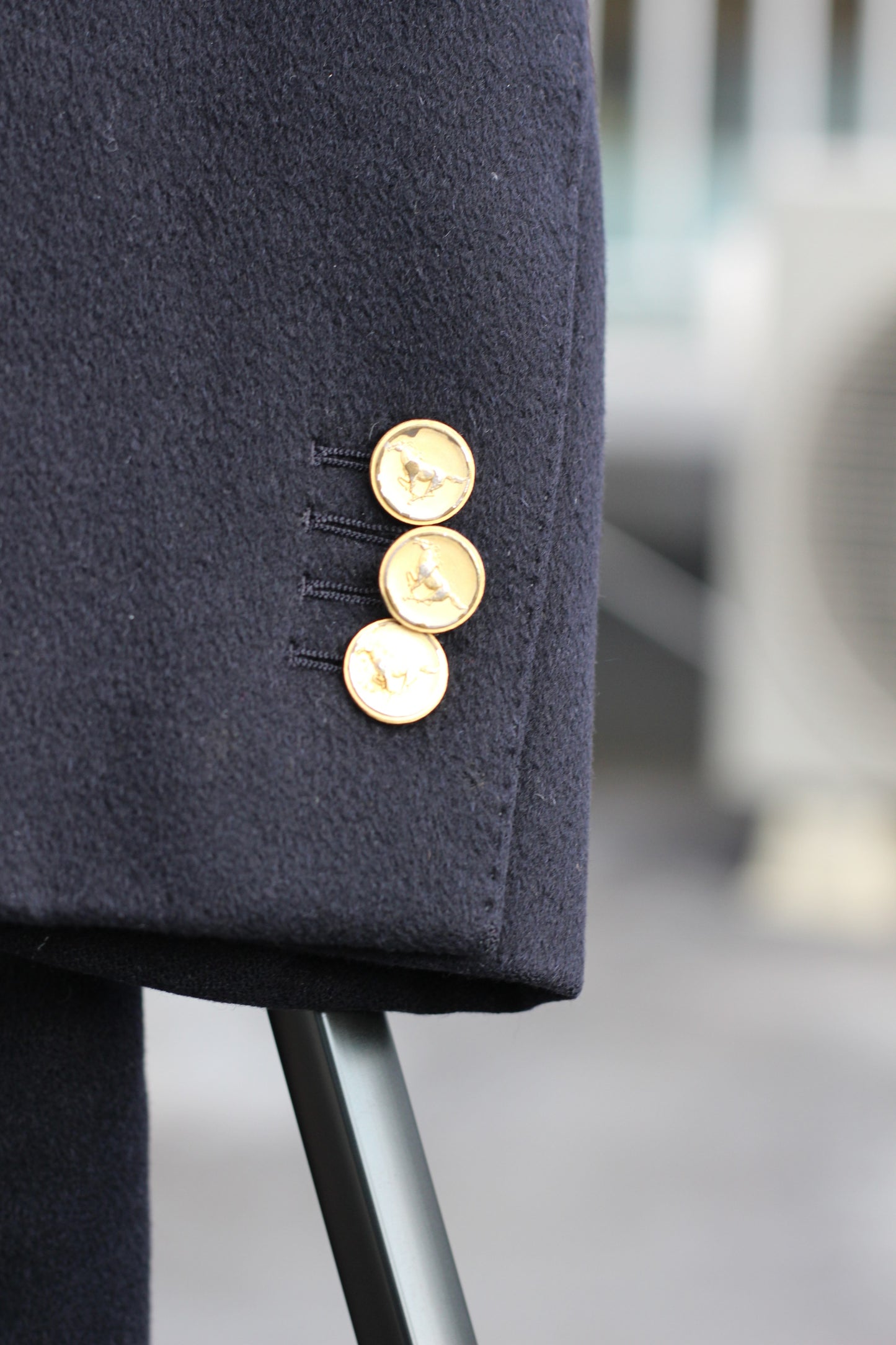 Men's J.Press & Ermenegildo Zegna Cashmere Gold Button Tailored Jacket x2点