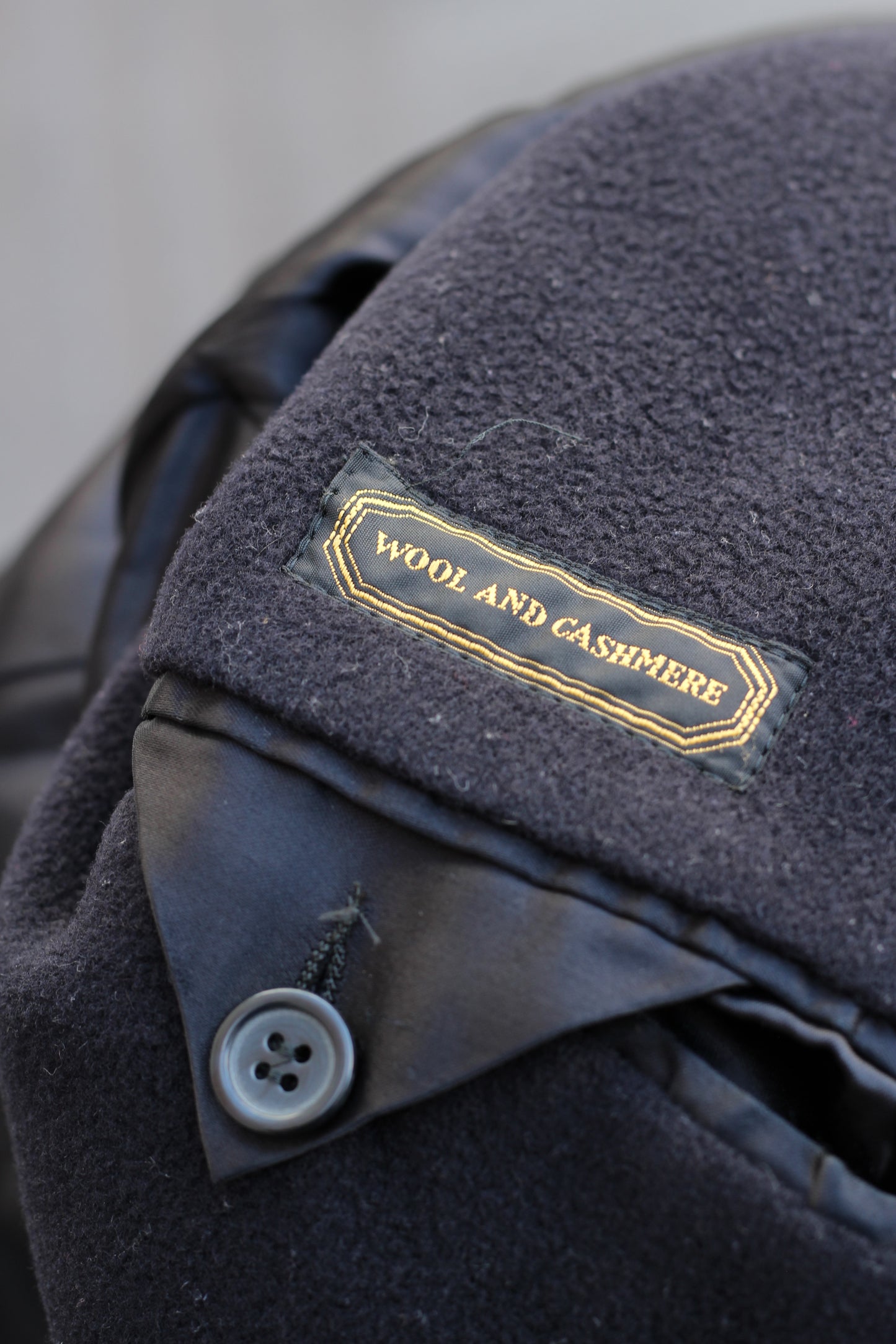 Made In England & Italy Men's Vintage Cashmere Long Coat set x2点