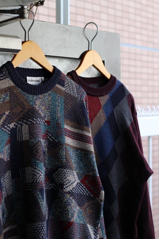 Made In Italy Vintage Design Knit Sweater set x2点