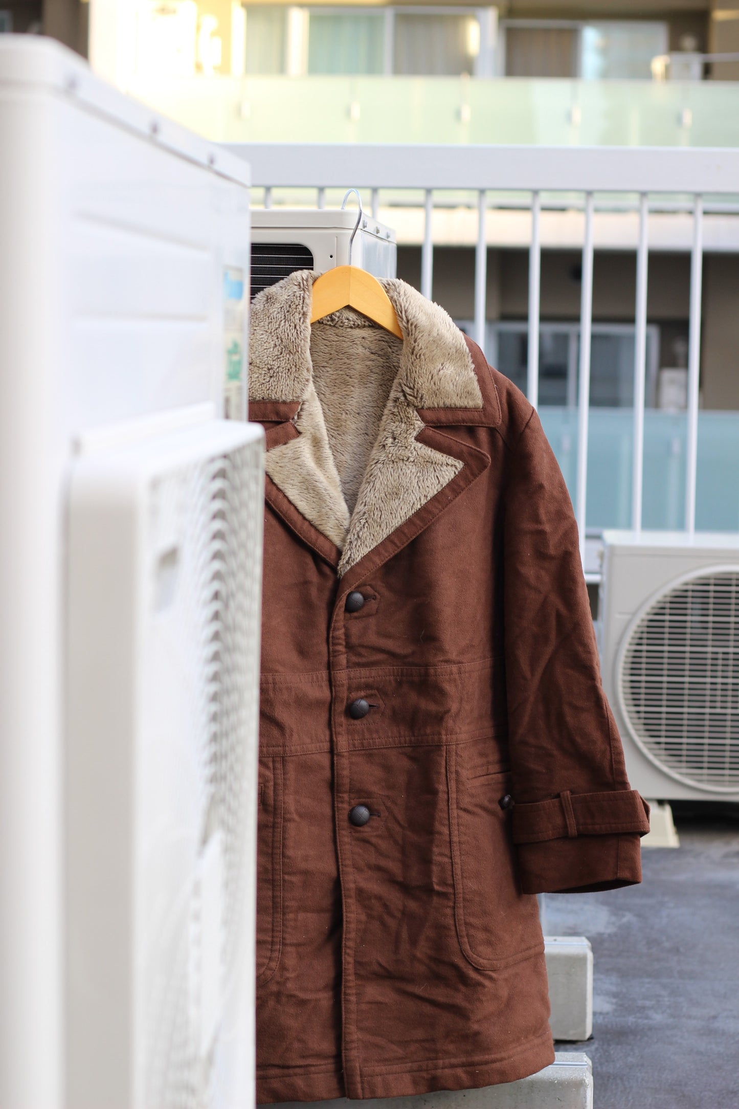 Men's Vintage Boa Lunch Coat x4点
