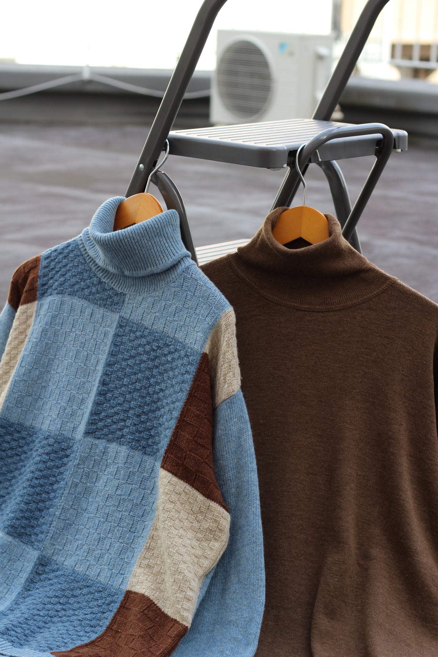 Made In Italy Vintage Turtleneck Knit Sweater set x2点