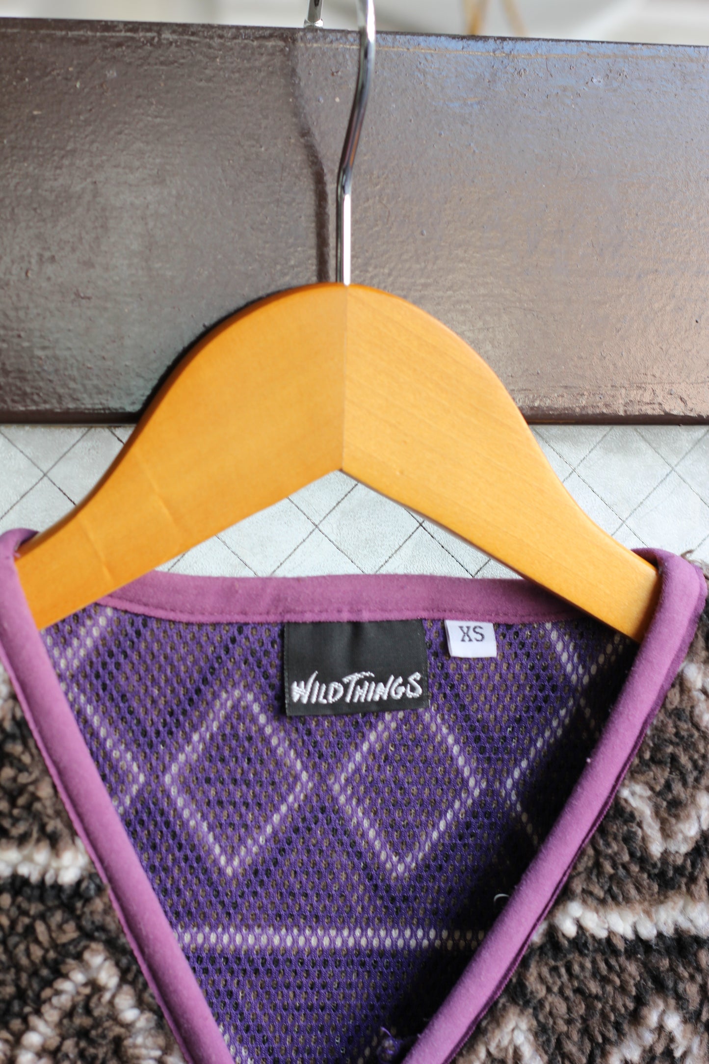 Wild Things & Made In Poland Vintage Boa Fleece Zip-Up Vest set x2点