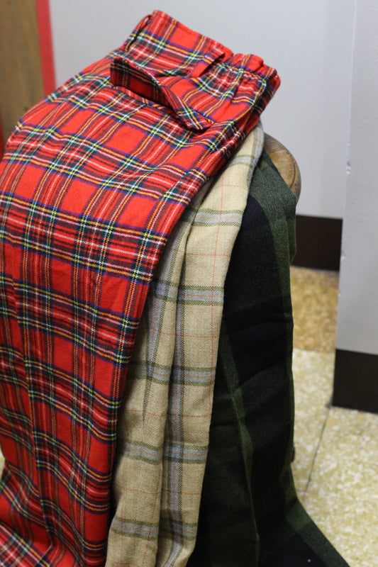 Women's Vintage Wool Check Bottoms x4点