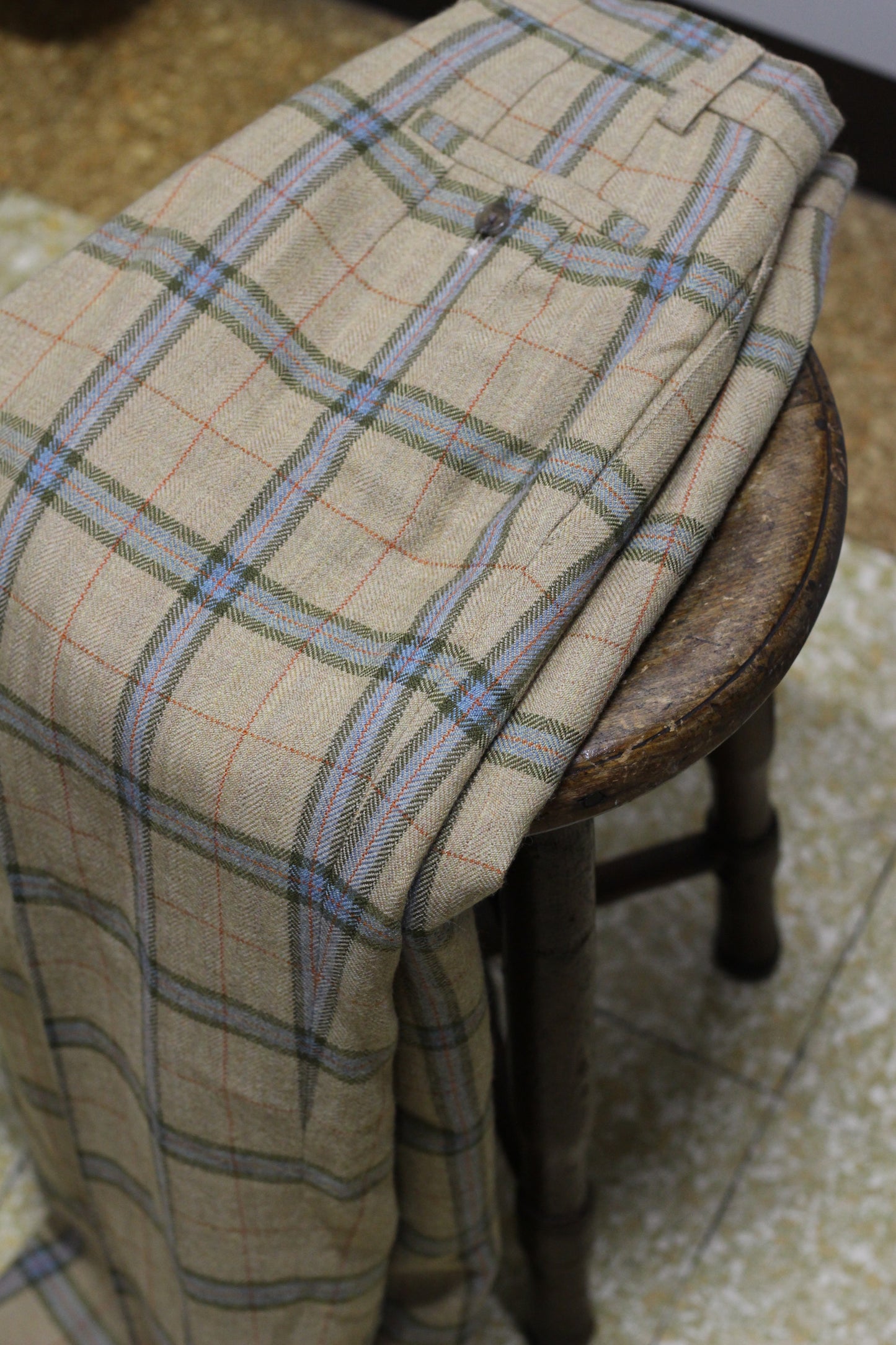 Women's Vintage Wool Check Bottoms x4点