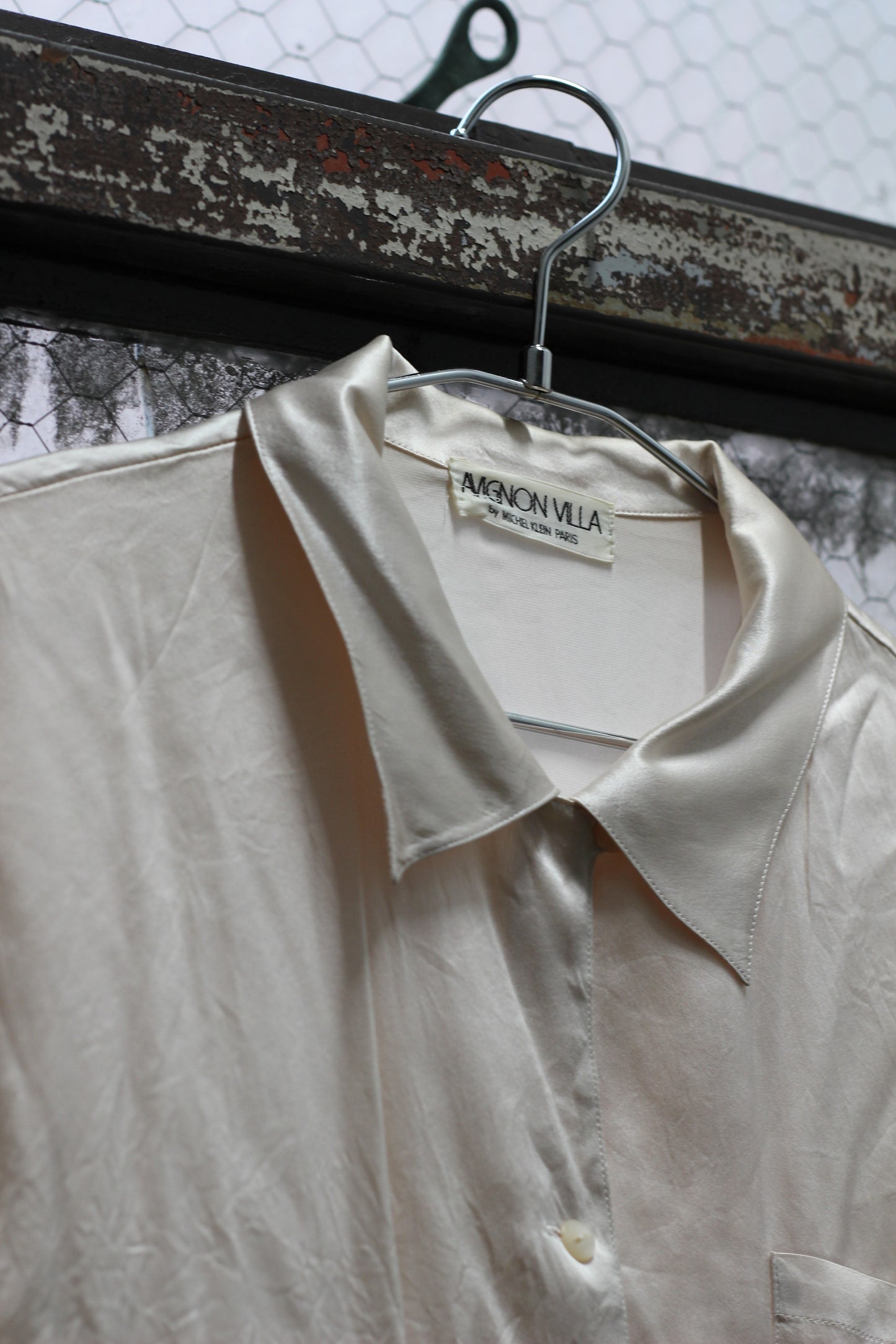 Vintage Satin Long Sleeve Blouse x9点