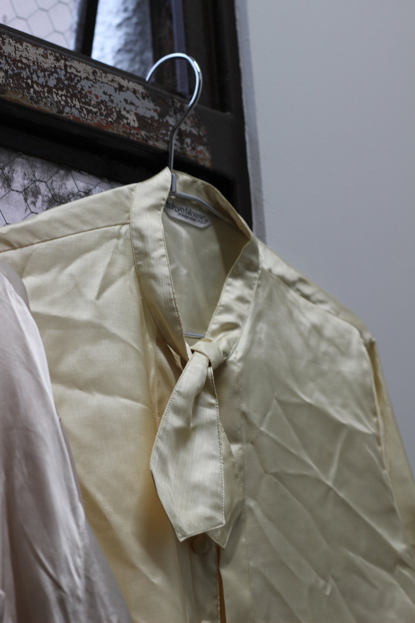 Vintage Satin Long Sleeve Blouse x9点