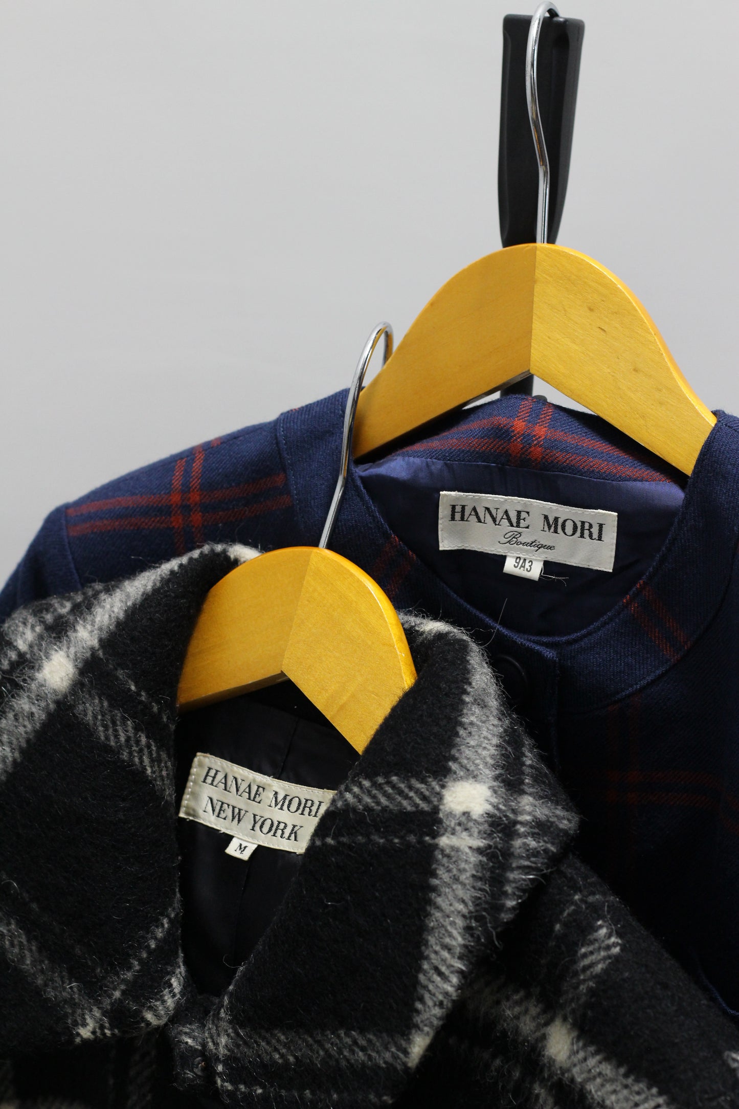 90's Dc Brand Hanae Mori Check Coat & One-Piece x2点