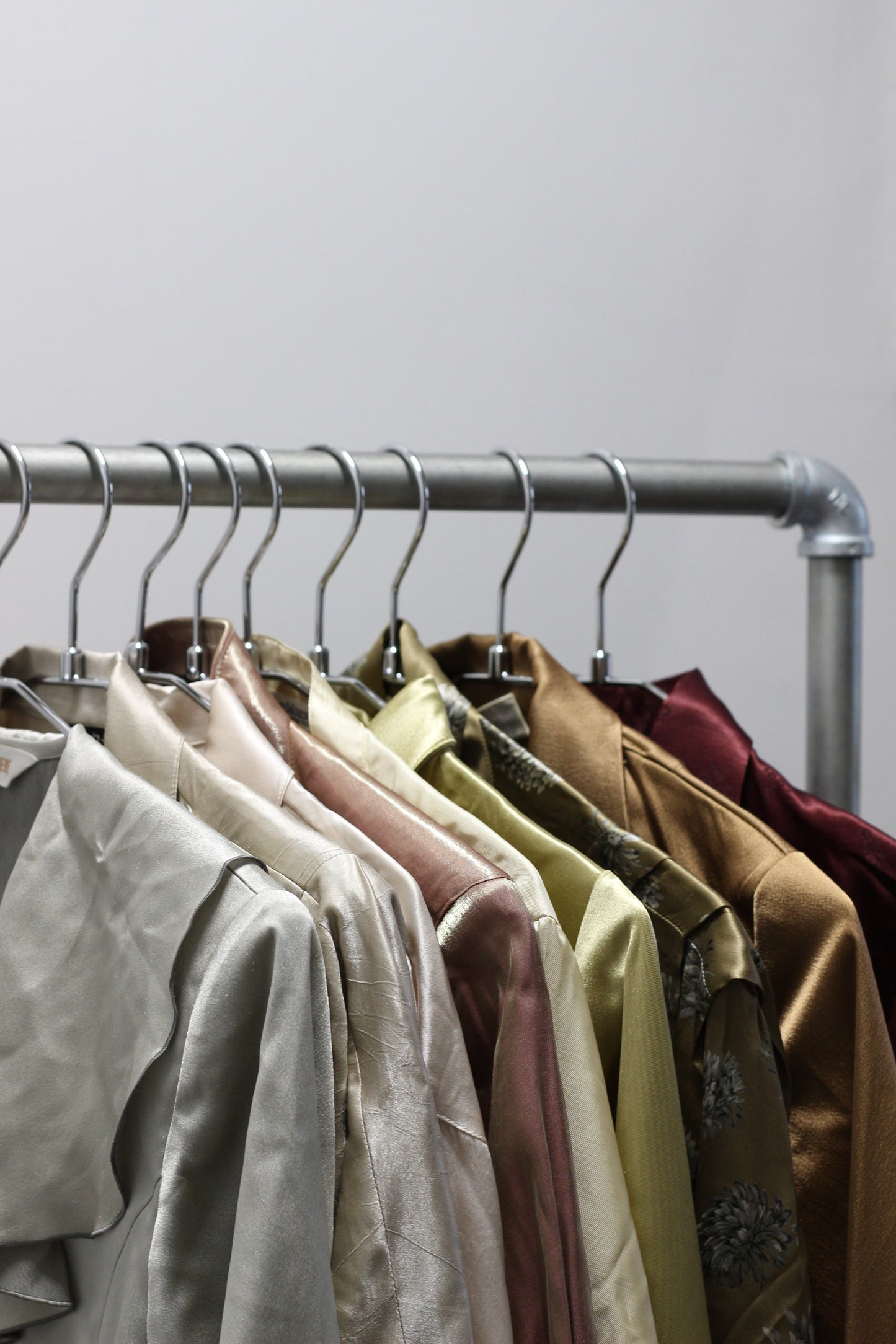 Vintage Satin Long Sleeve Blouse x9点