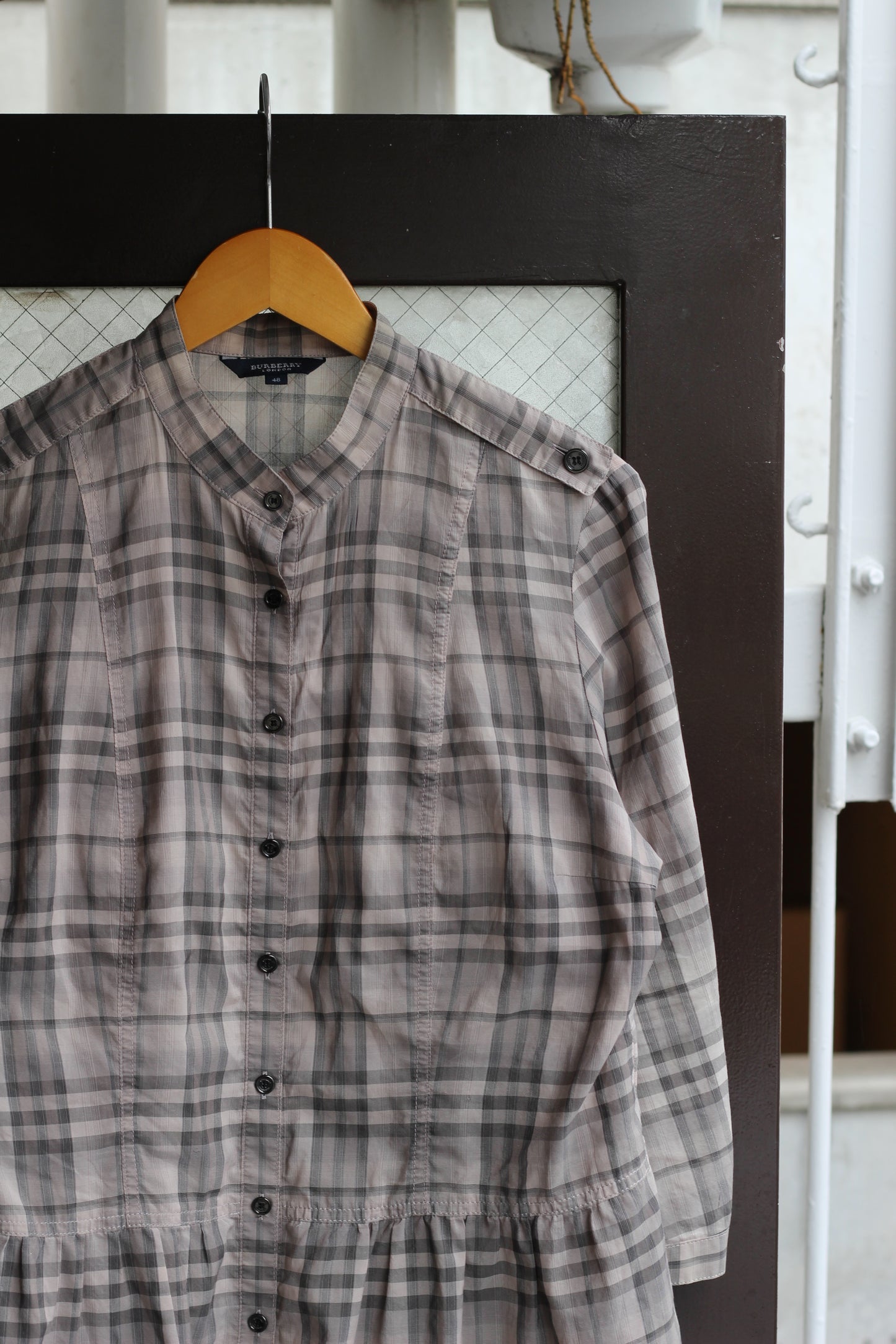 Burberry Women's Check Long Sleeve T-Shirt & Shirt set x2点