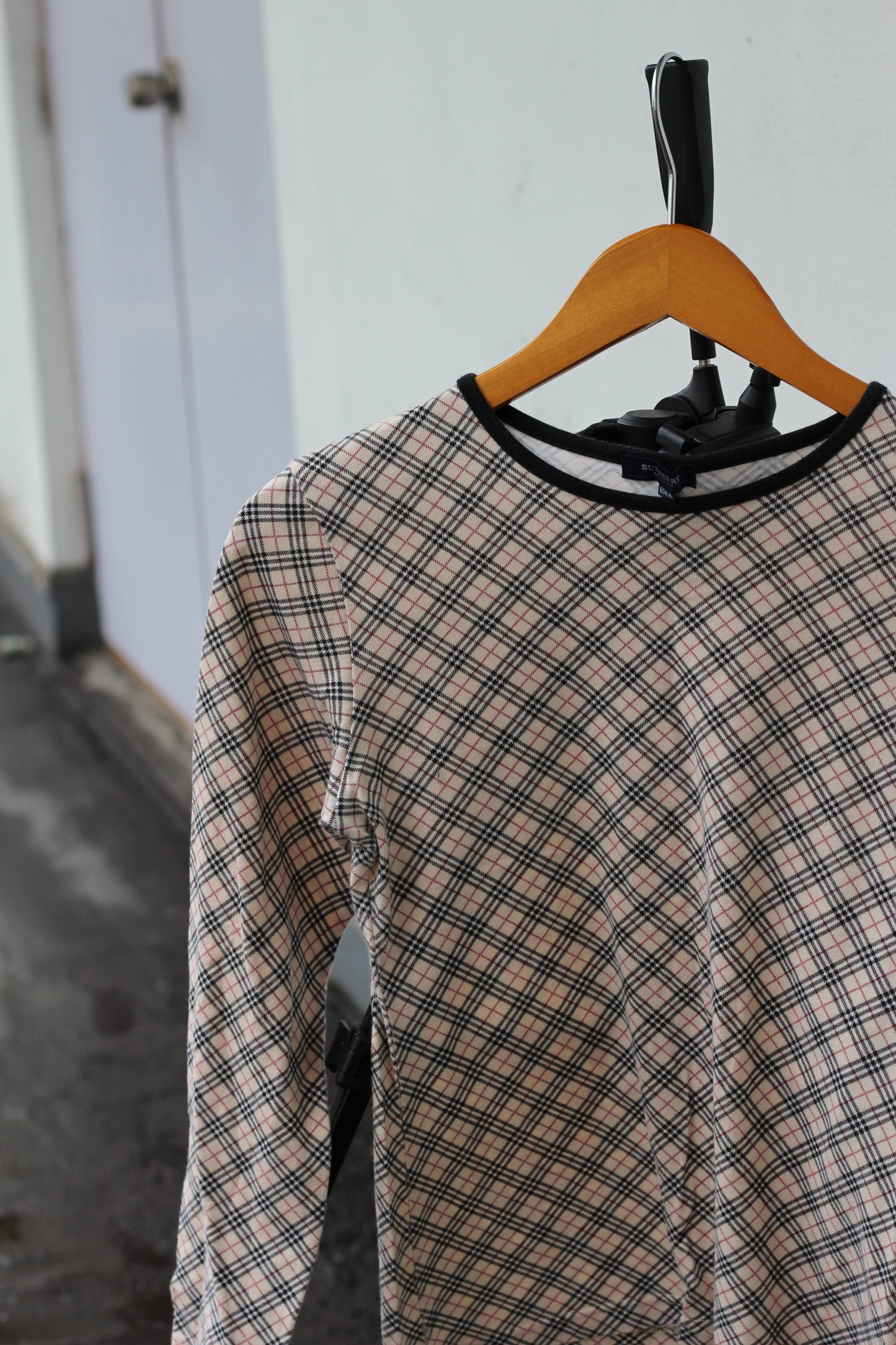 Burberry Women's Check Long Sleeve T-Shirt & Shirt set x2点
