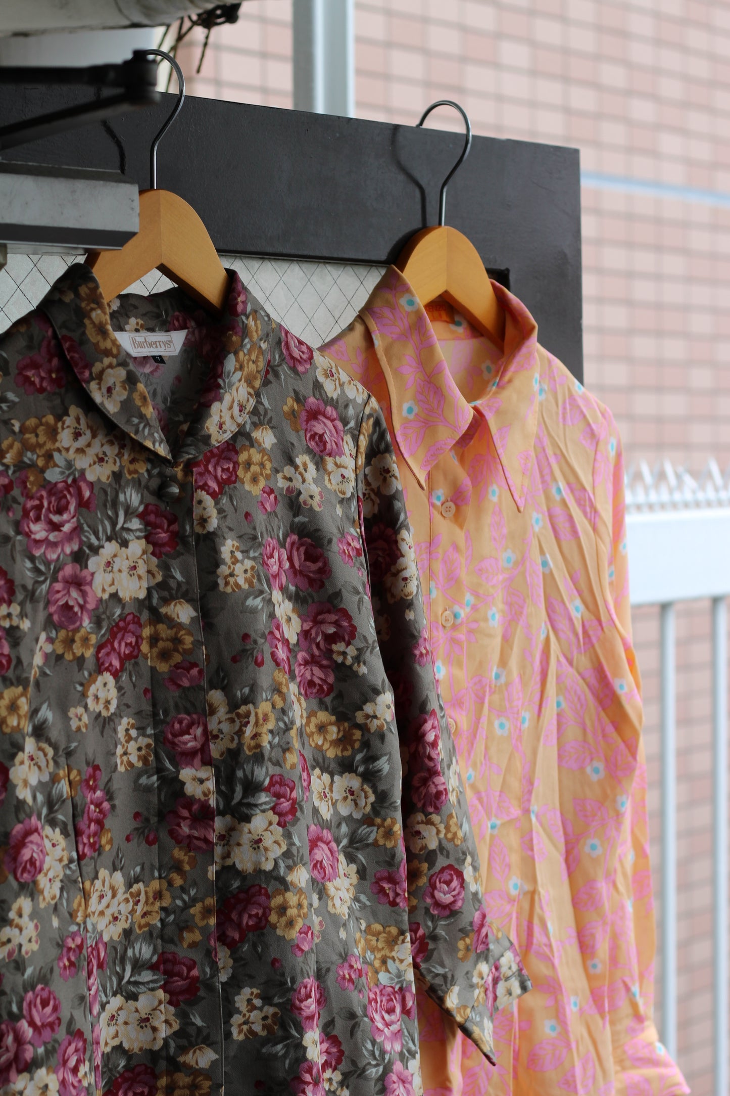 Burberrys & KENZO Women's Floral Long Sleeve Shirt set x2点