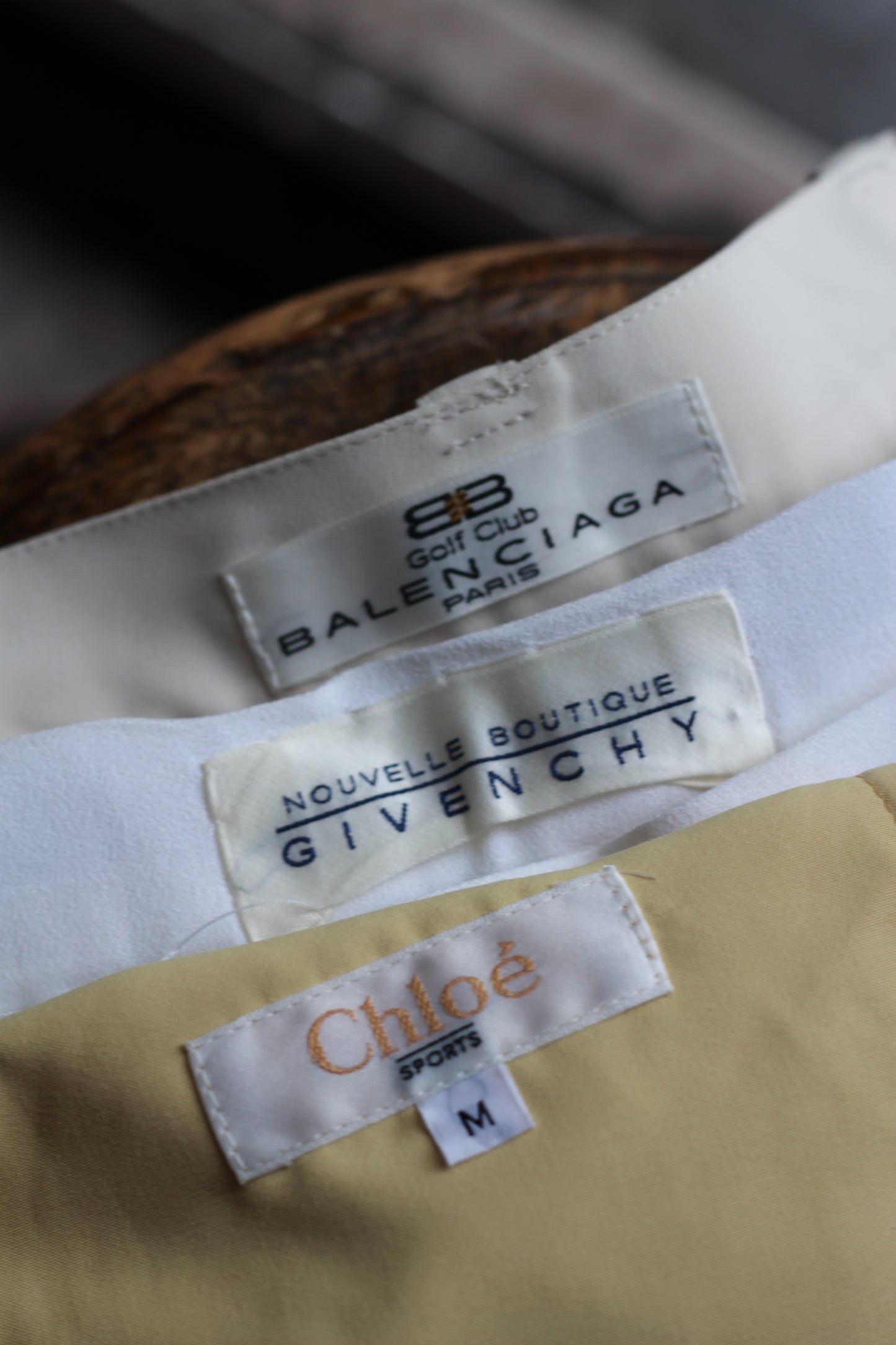 Balenciaga & Givenchy & Chloe Women's Draped Slacks set x3点