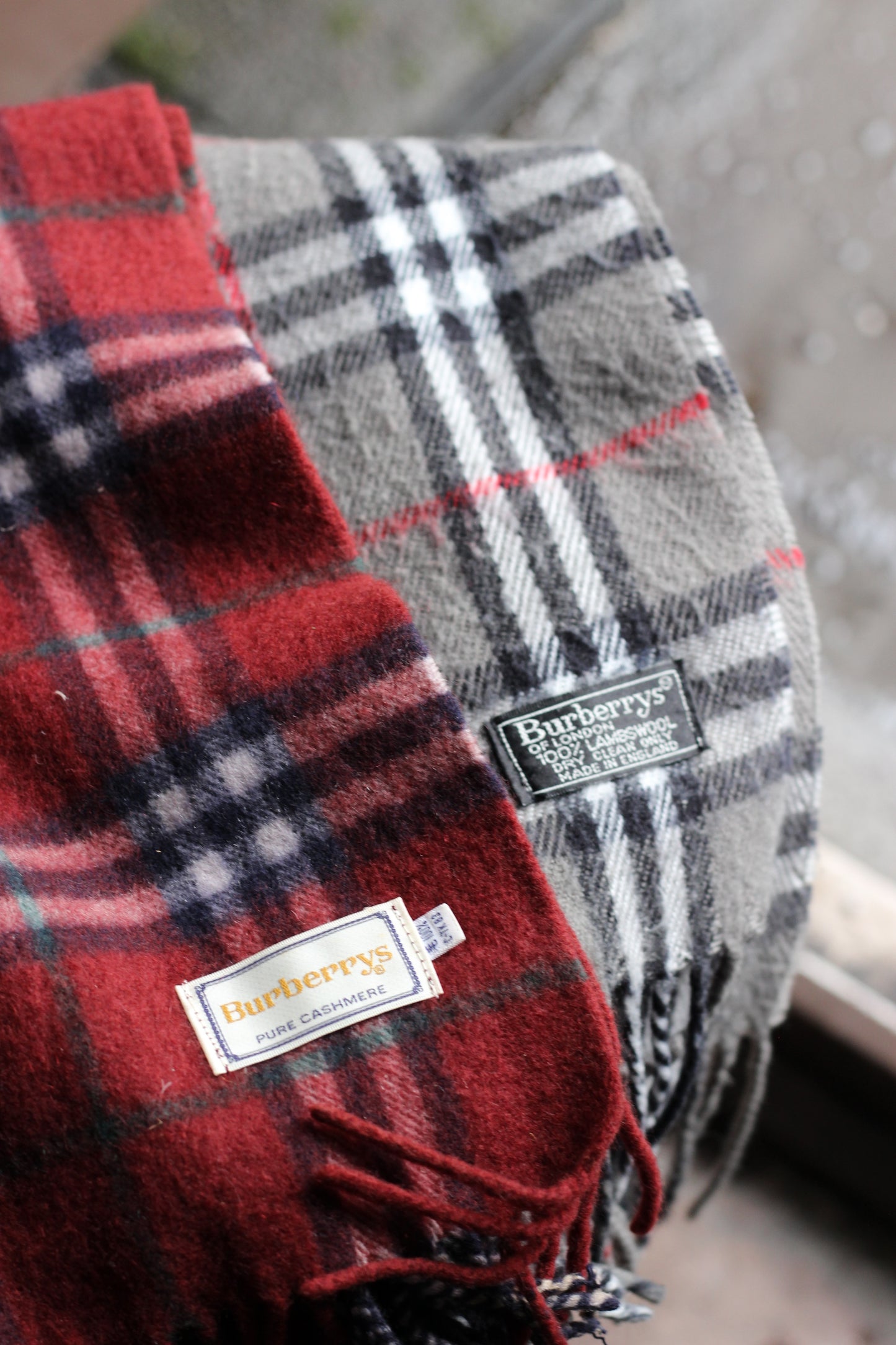Burberrys Check Muffler set x2点