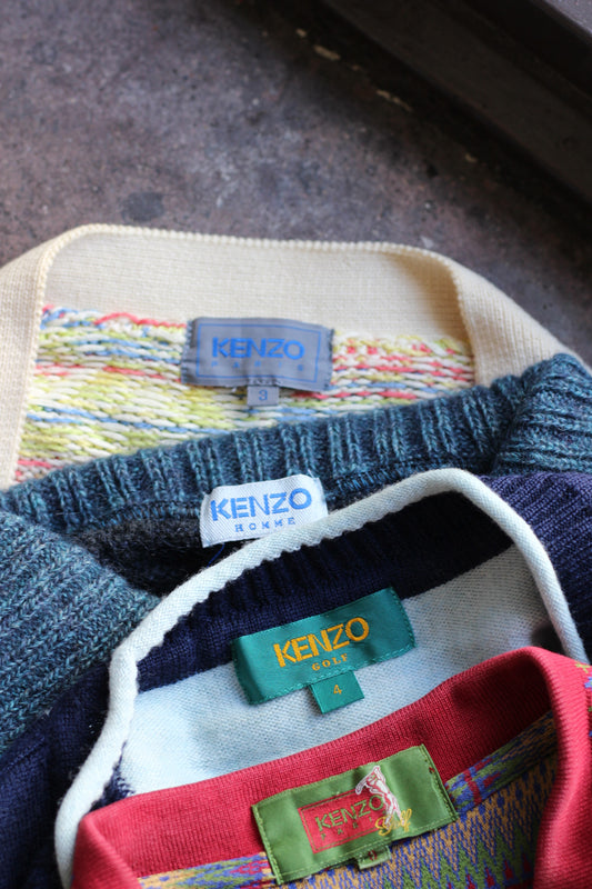 Men's Old Kenzo Knitwear & Cardigans x4点