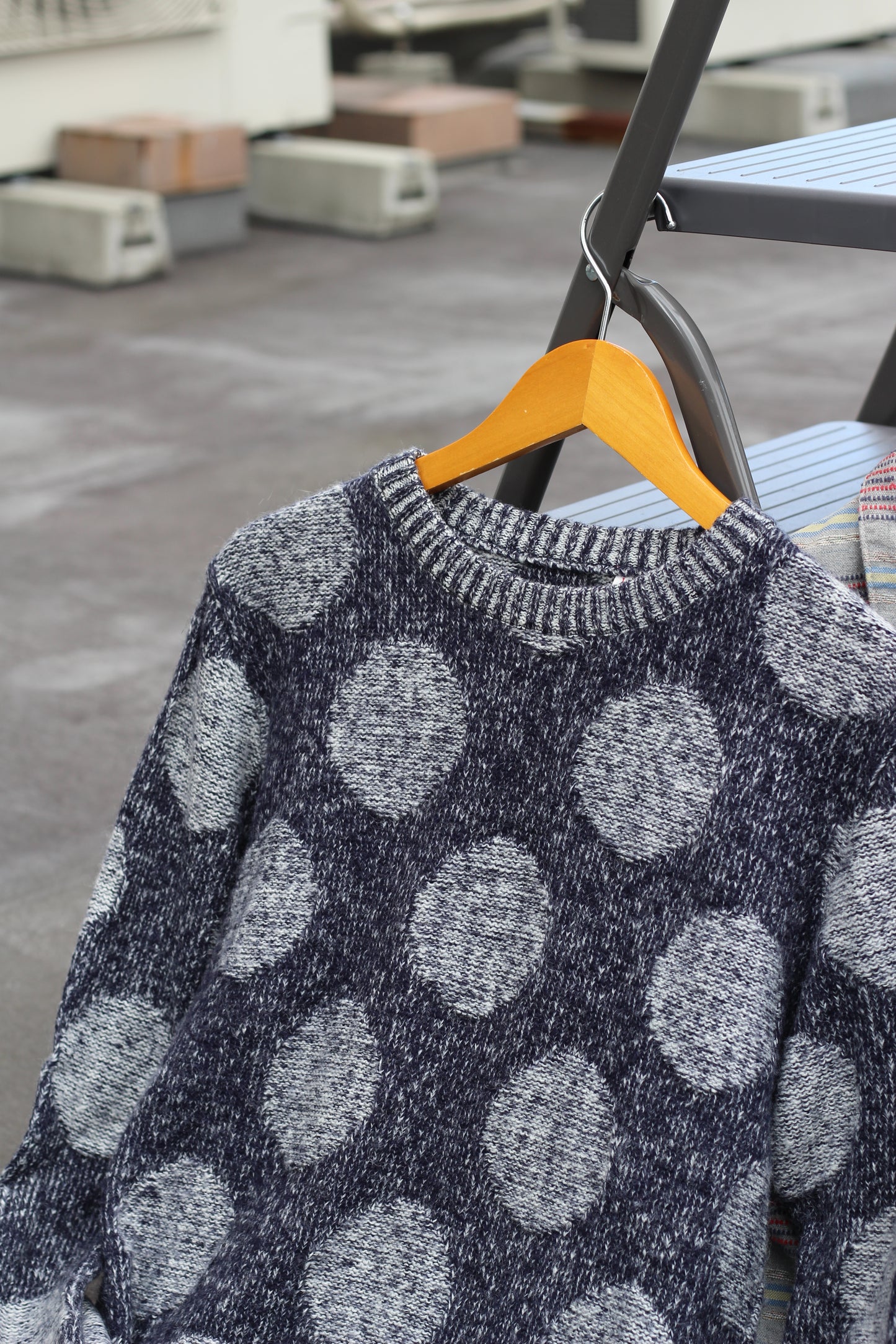 Men's Japanese Brand Blue Blue Knit & Jacket x2点