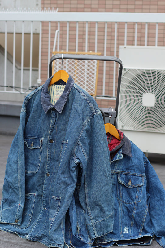 80's 90's Tommy Hilfiger Denim Jacket x2点