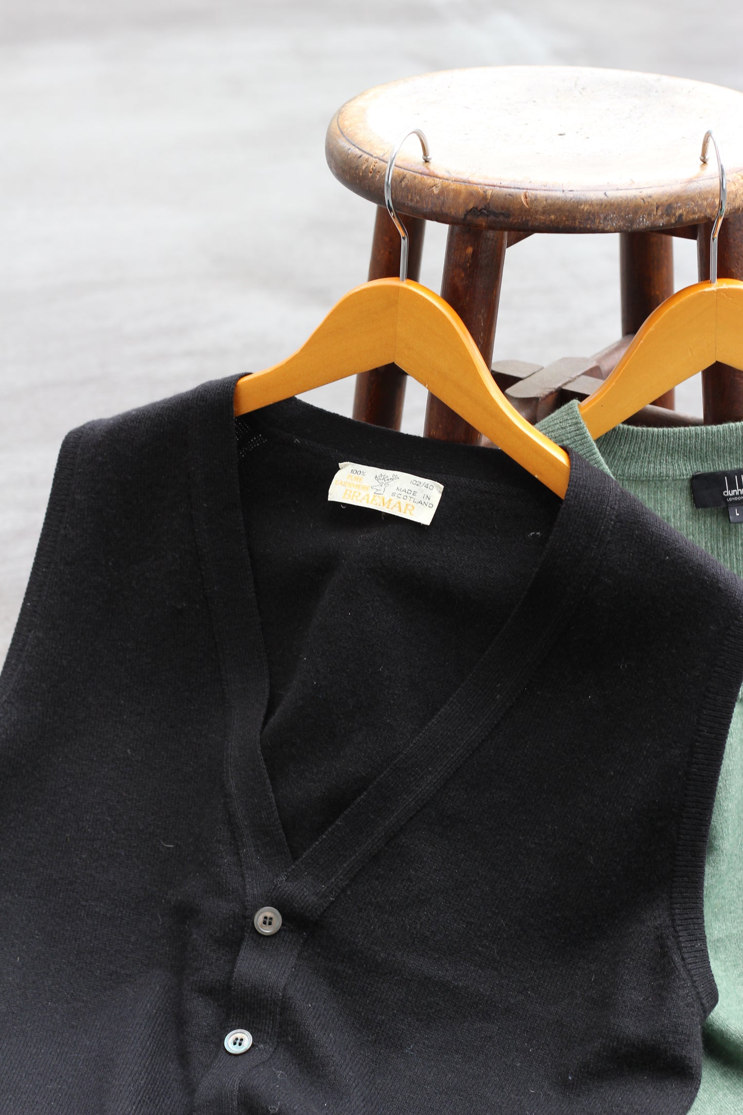 Men's 100% Cashmere Made In Scotland Vest & Dunhill Knitwear x2点