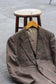 Men's Tweed Wool Check Tailored Jacket x2点