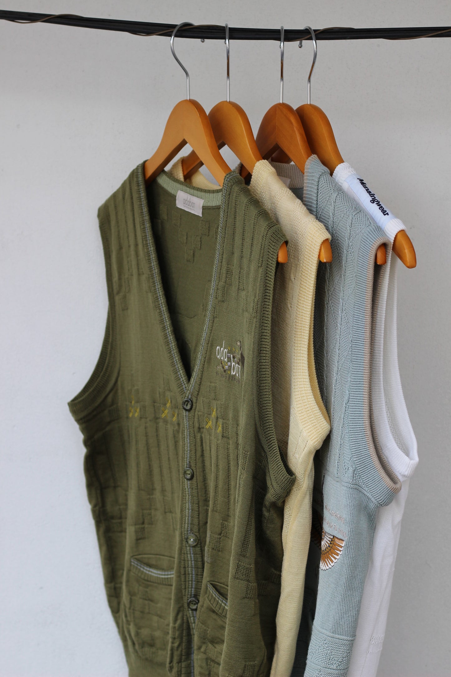 Men's design knit vest x8点