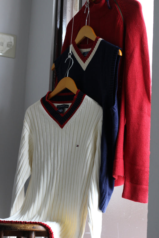 80's 90's Tommy Hilfiger Knit x5点