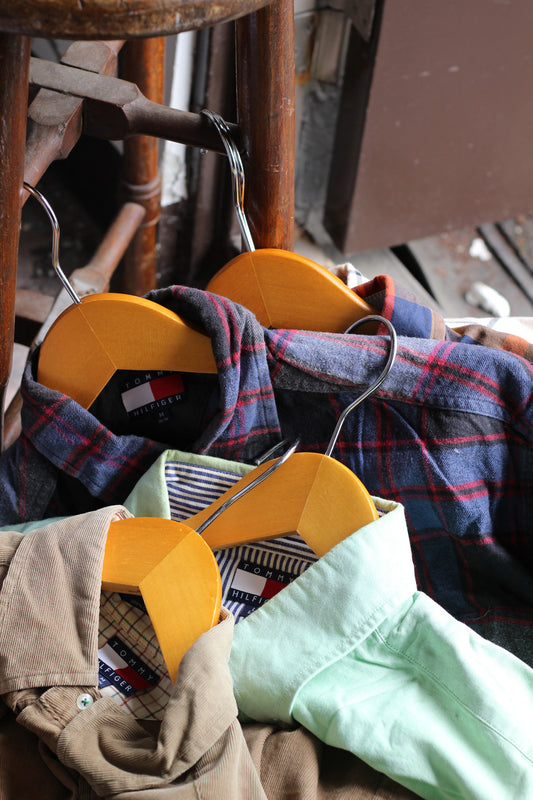 80's 90's Tommy Hilfiger Long Sleeve Shirt x5点