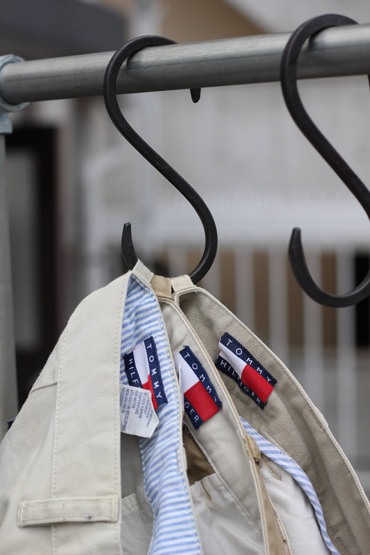 90's Tommy Hilfiger Beige wide Bottoms x4点