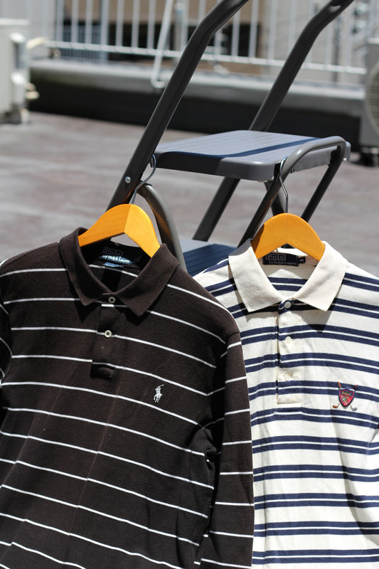 90-00's Polo Ralph Lauren Stripe Polo Shirt x2点