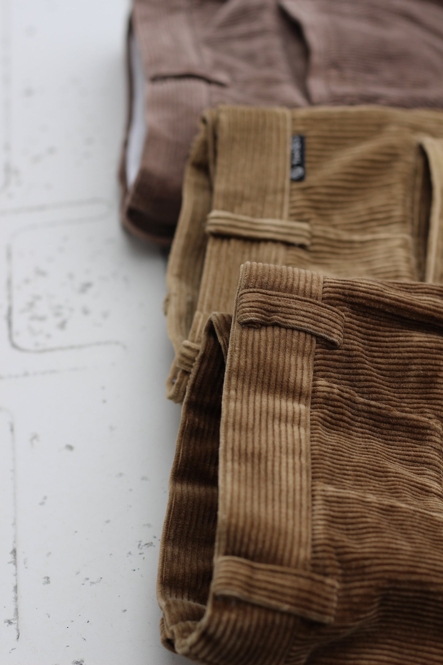 Men's Brown Wide Corduroy Bottoms x6点
