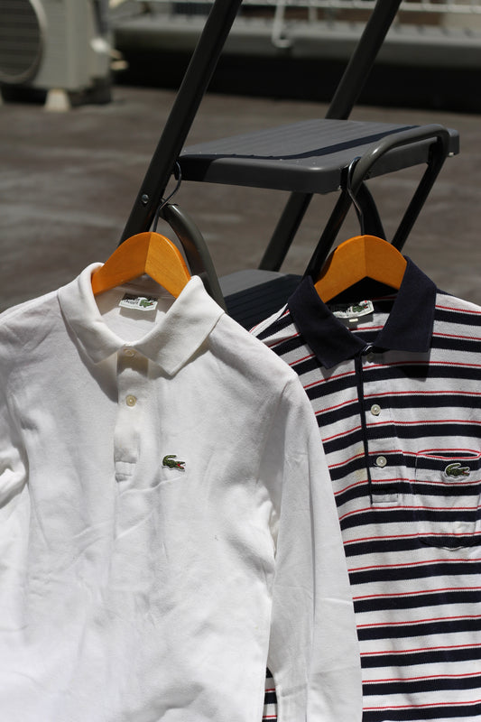 90's Lacoste Long Sleeve Polo Shirt x2点