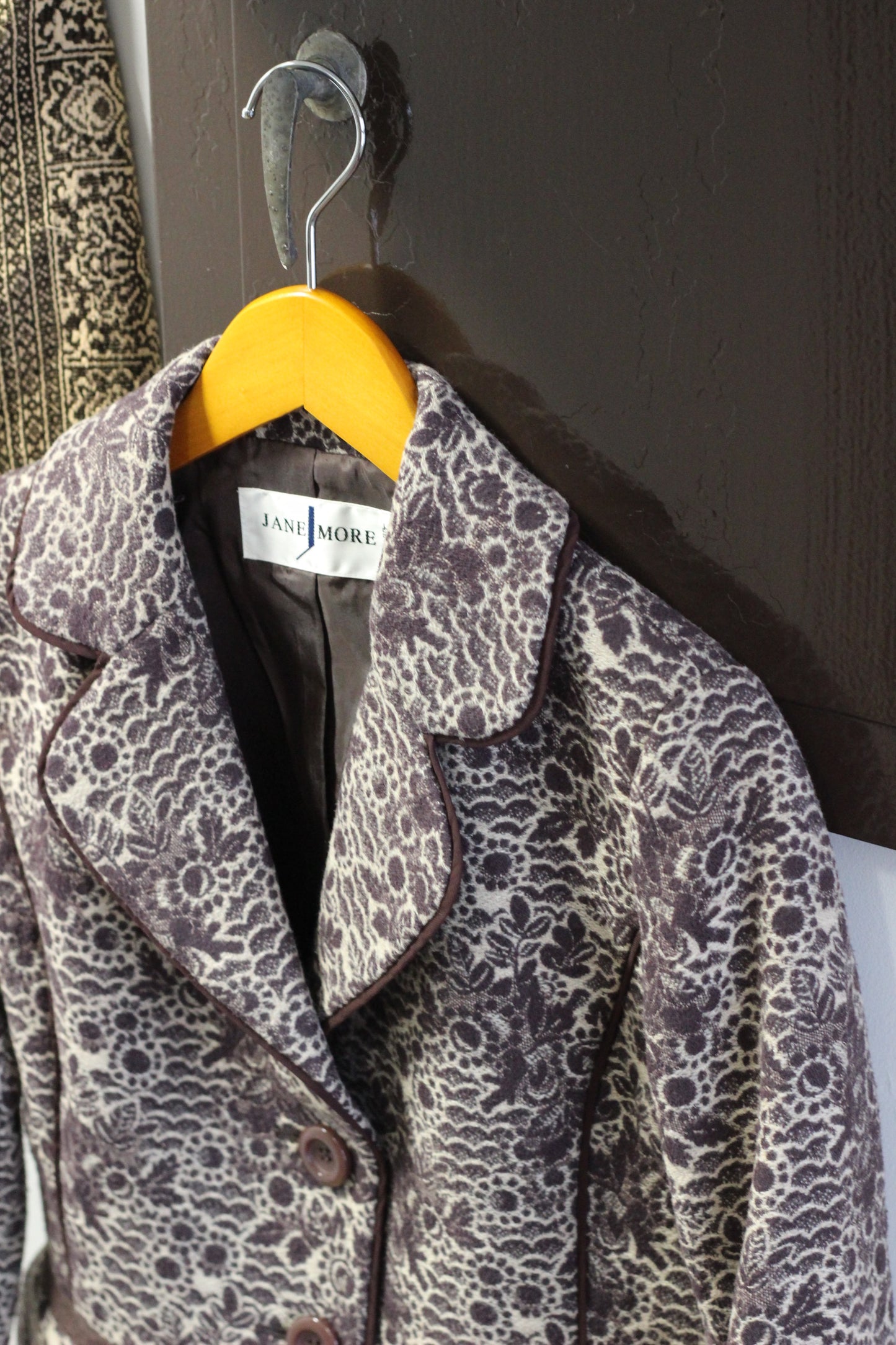 Vintage Design Jacquard Jacket x2点