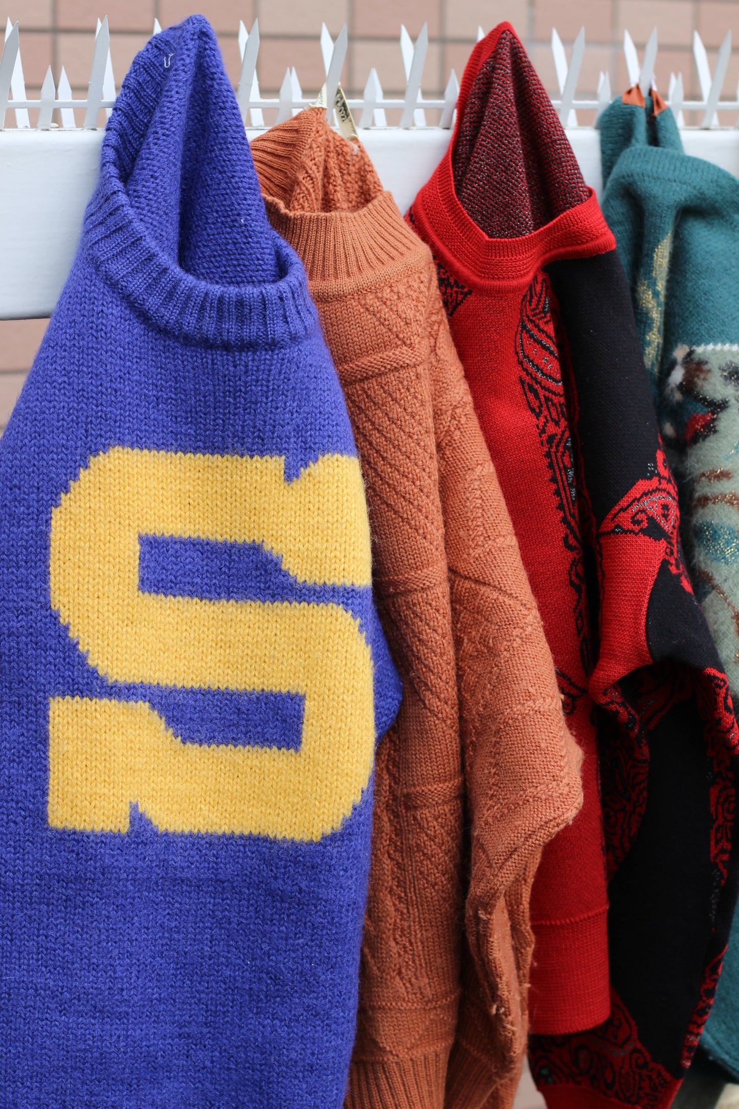 Japan vintage design Knit sweater & cardigan x8点