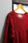 Vintage Red Knit & Cardigan x2点