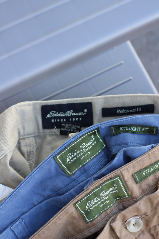 Men's Eddie Bauer Wide Bottoms x3点