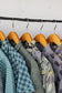 Men's Green Design Short Sleeve Shirt x13点