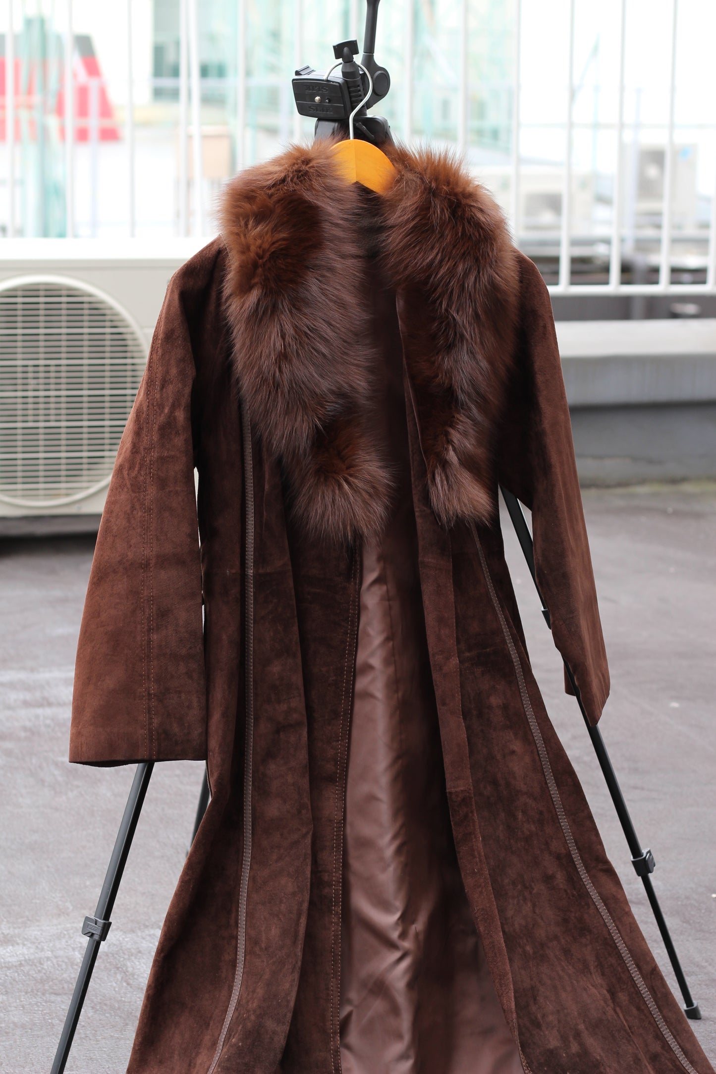 Women's Vintage Fur Leather Coat x2点