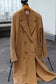 Women's 100% Cashmere Brown & Camel Coat x2点