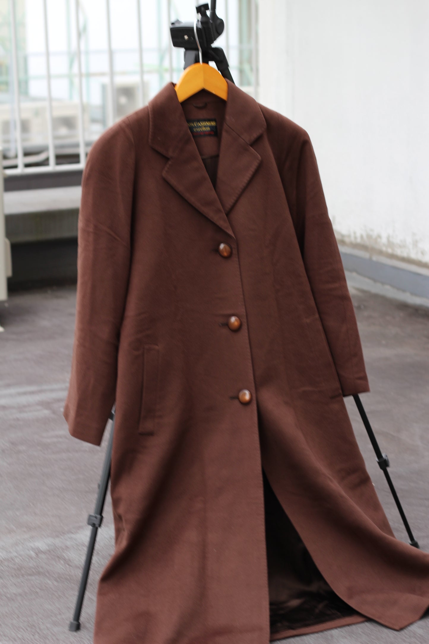 Women's 100% Cashmere Brown & Camel Coat x2点
