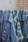 Men's Blue Design Short Sleeve Shirt x14点