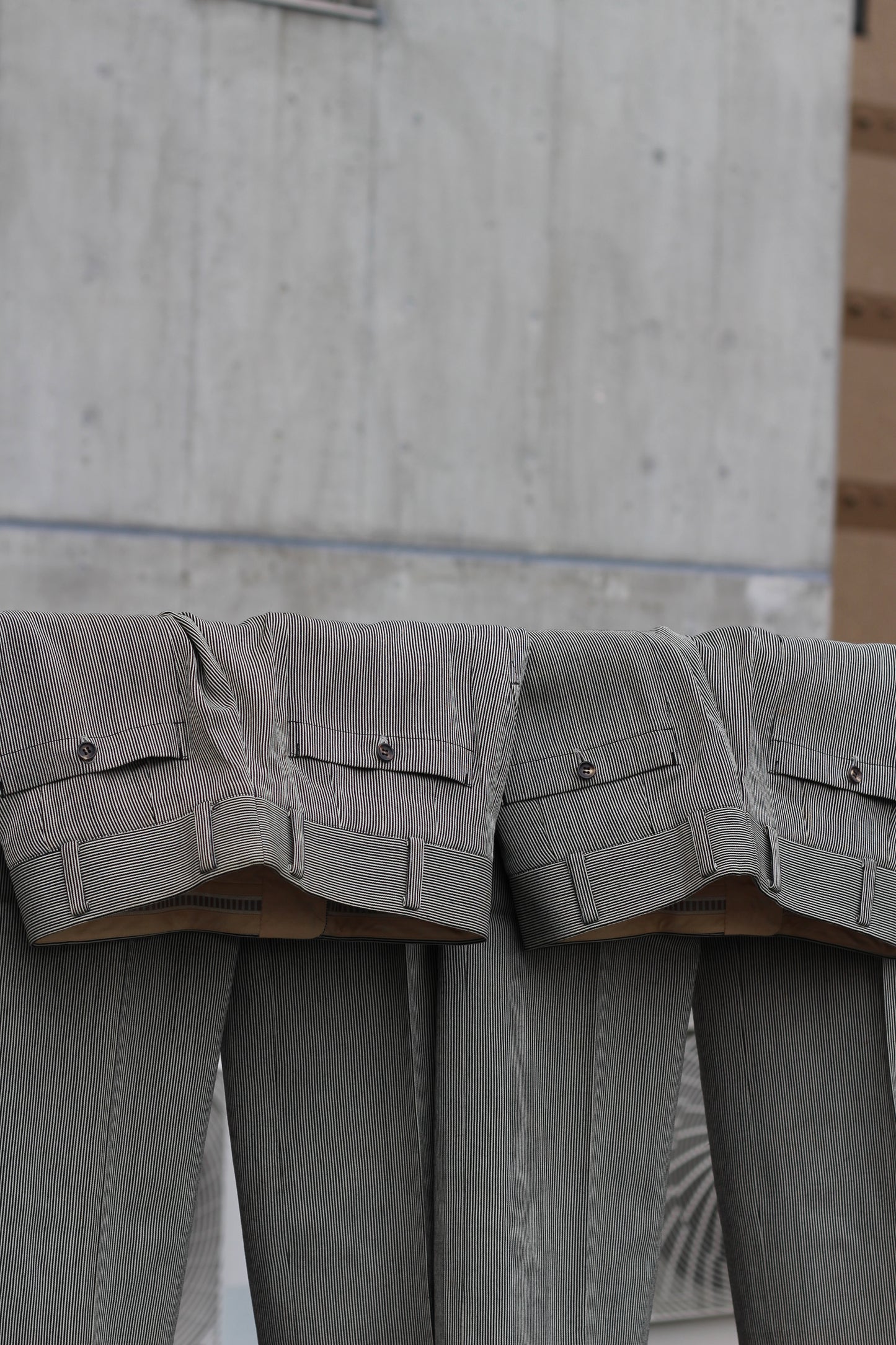 70's/80's Vintage Talon Zip Stripe Slacks x2点
