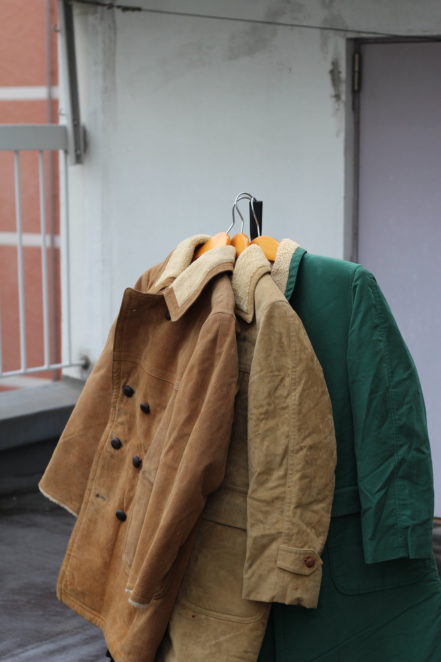 Men's Vintage Boa Ranch Coat x3点