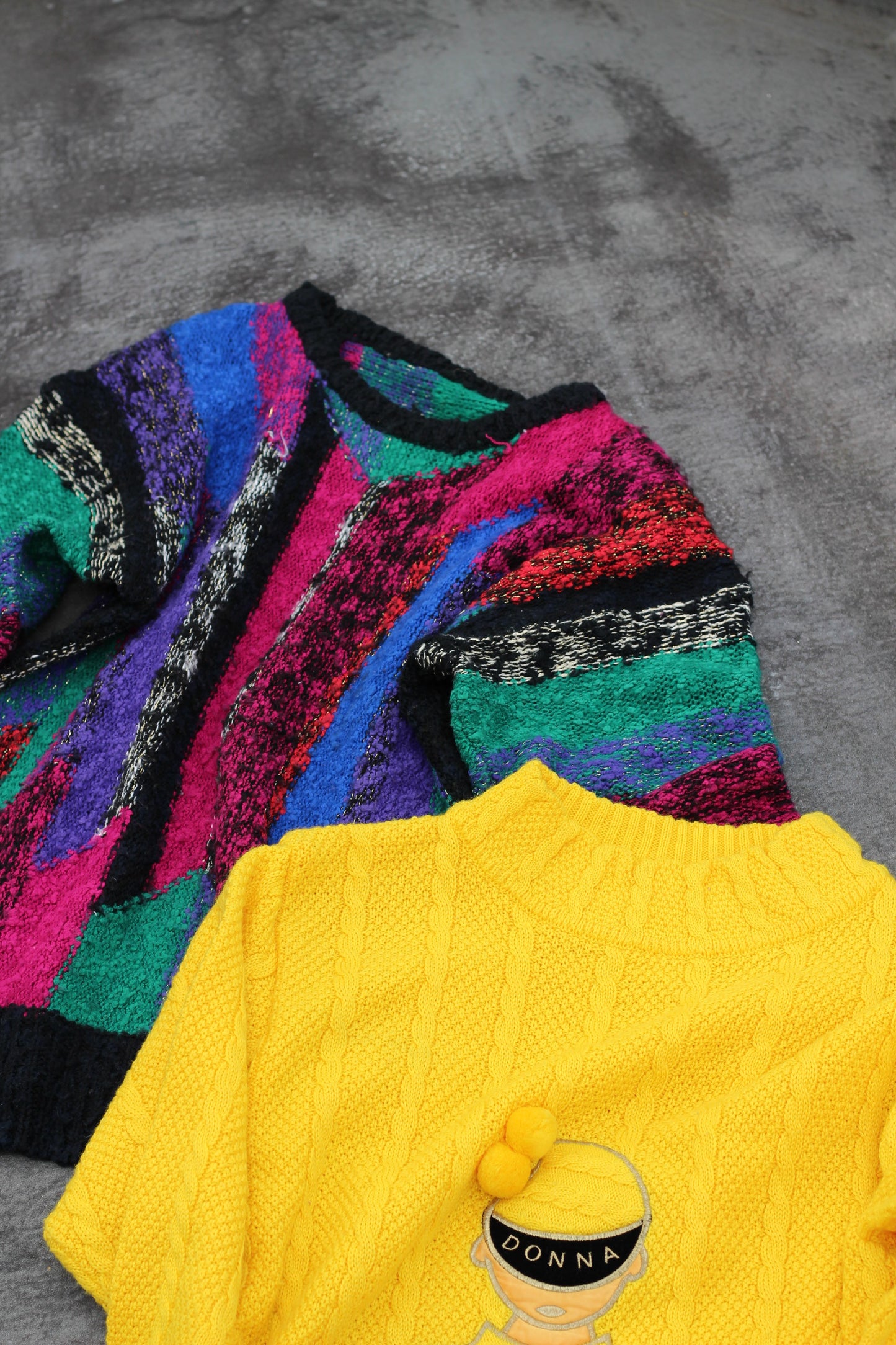 Japan vintage ladies design knit sweatert & cardigan x6点