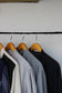 Men's Basic Design Stand Collar Short Sleeve Shirt x10点