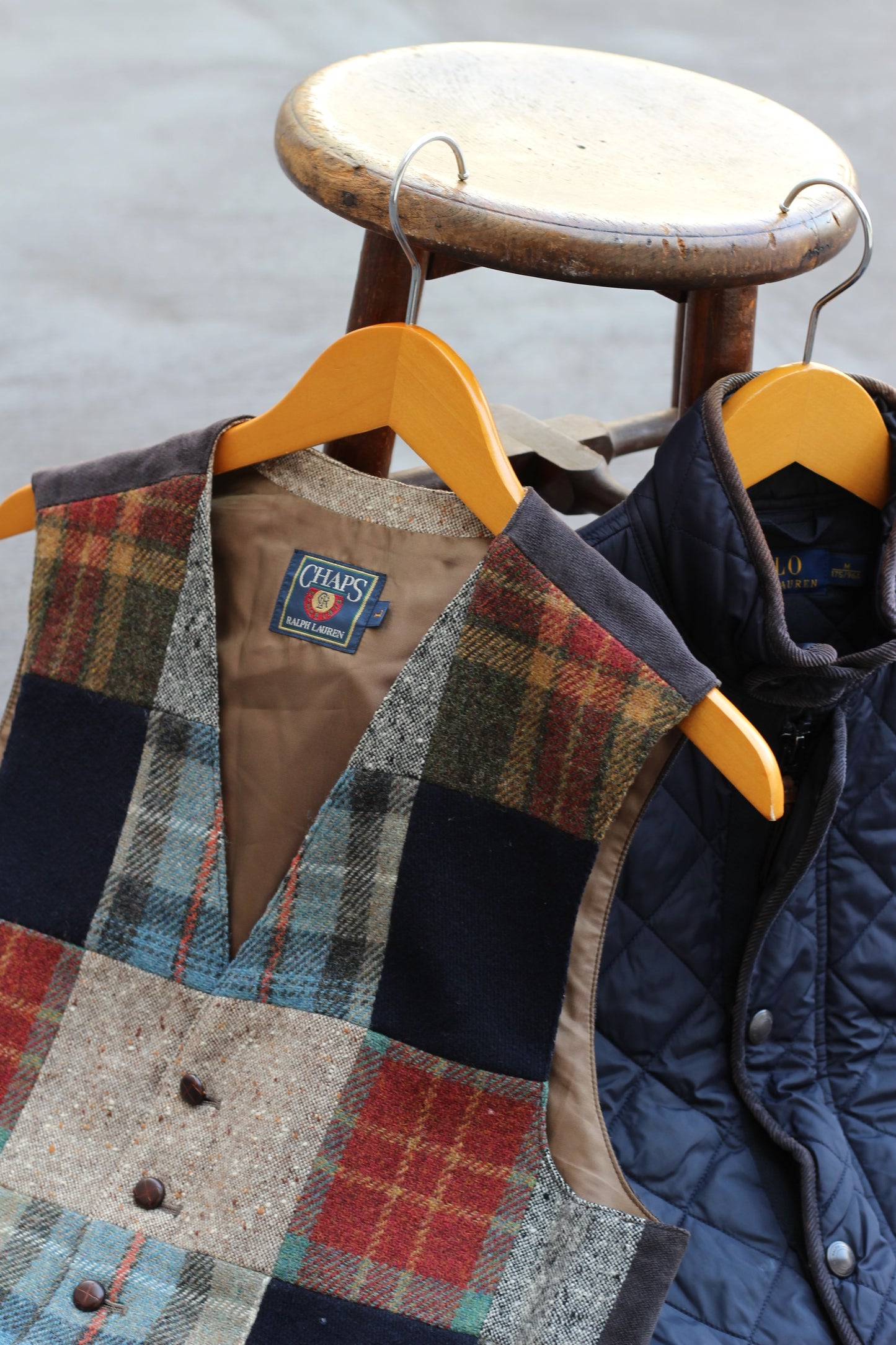 Ralph Lauren Quilted & Patchwork Vest x2点