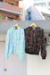 Japan vintage ladies Flower rétro jacket x2点