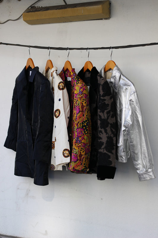 Made in ITALY & France vintage ladies design jacket x5点