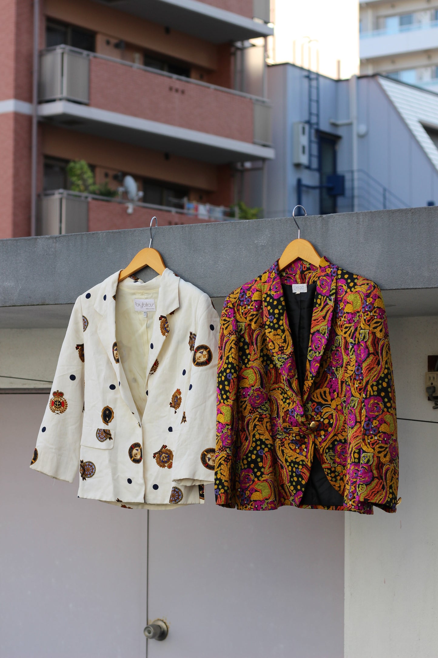 Made in ITALY & France vintage ladies design jacket x5点